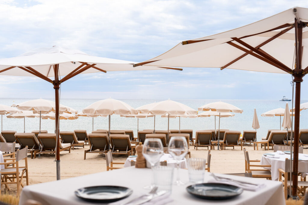 La Serena plage privé Saint-Tropez